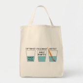Glass Half Full Artist Tote Bag (Voorkant)