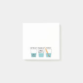 Glass Half Full Funny Meme Post-it® Notes (Voorkant)