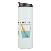 Glass Half Full Funny Meme Thermosbeker (Geroteerd rechts)