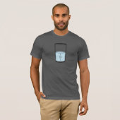 Glass Half Full - optimisme T-shirt (Voorkant volledig)