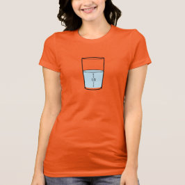 Glass Half Full - optimisme T-shirt