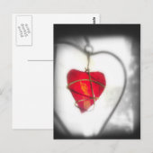 Glass Heart Briefkaart (Voorkant / Achterkant)