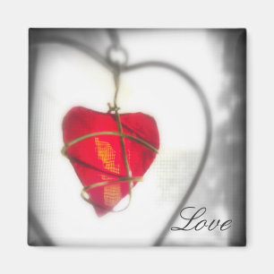 Glass Heart Magnet