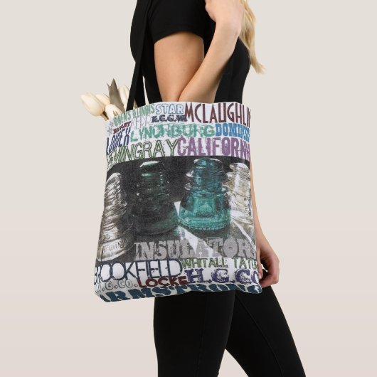 Glass Insulator Canvas tas Grocery Tas (Dichtbij)