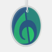 Glass IVH Logomark-Ornament Glas Ornament (Voorkant Rechts)