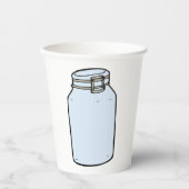Glass Jar Papieren Bekers (Voorkant)