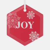 Glass kerstversiering-JOY Glas Ornament (Voorkant)