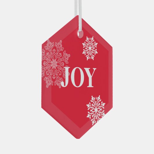 Glass kerstversiering-JOY Glas Ornament (Voorkant Rechts)