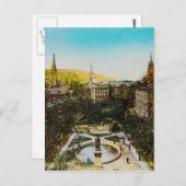 Glass Magic Lantern Slide MONTREAL 1890 Canada Briefkaart (Voorkant / Achterkant)