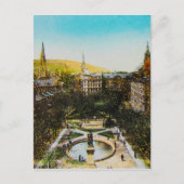 Glass Magic Lantern Slide MONTREAL 1890 Canada Briefkaart (Voorkant)