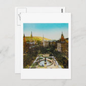 Glass Magic Lantern Slide MONTREAL 1890 Canada Briefkaart (Voorkant / Achterkant)