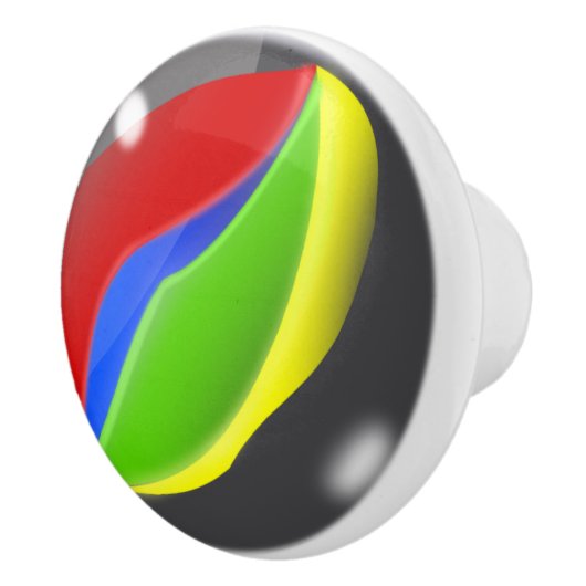 Glass Marble Keramische Knop (Rechts)