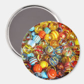 Glass Marbles Magnet (Voorkant / Achterkant)