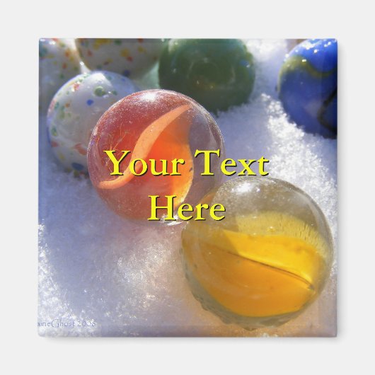 Glass Marbles Magnet (Voorkant)