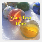 Glass Marbles Stickers (Voorkant)