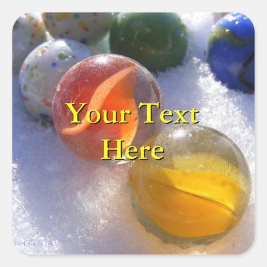 Glass Marbles Stickers (Voorkant)