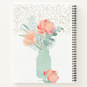 Glass Mason Jar Vrijgezellenfeest Guest Book Notitieboek (Achterkant)