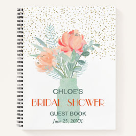 Glass Mason Jar Vrijgezellenfeest Guest Book Notitieboek