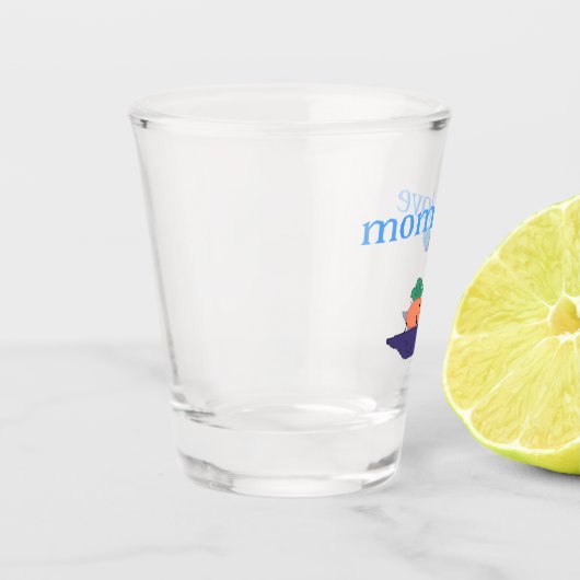 Glass mom day shot glas (Links)