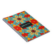 Glass Mosaic - Cheerful Folk Art, kijk - je titel Notitieboek (Rechterzijde)