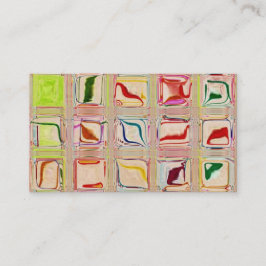 Glass Mosaic douane-visitekaartje met zoete tegels Visitekaartje