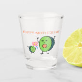 Glass mother's day shot glas (Voorkant)