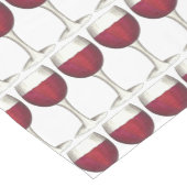 Glass of Red Winery Wine Lover Winetasting Korte Tafelloper (Hoek)