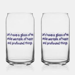 Glass of Tea Glass Blikvorm Glas