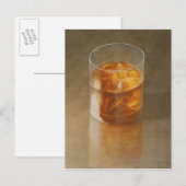 Glass of Whisky 2010 Briefkaart (Voorkant / Achterkant)