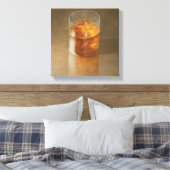 Glass of Whisky 2010 Canvas Afdruk (Insitu (Slaapkamer))