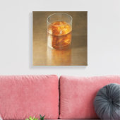 Glass of Whisky 2010 Canvas Afdruk (Insitu (Woonkamer))