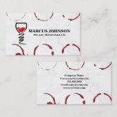 Glass of Wine | Winery Visitekaartje (Voorkant / Achterkant)