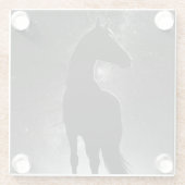 Glass Onderzetter Dark Silhouette Glazen Onderzetter (Achterkant)