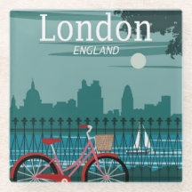 Glass Onderzetters - Londen Engeland Verenigd Koni