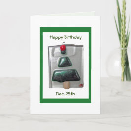 Glass Ornament Birthday-kerstkaart Kaart