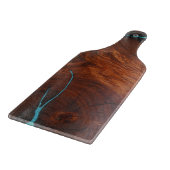 Glass Paddle Cutting Board Mesvrij Turquoise Snijplank (Hoek)