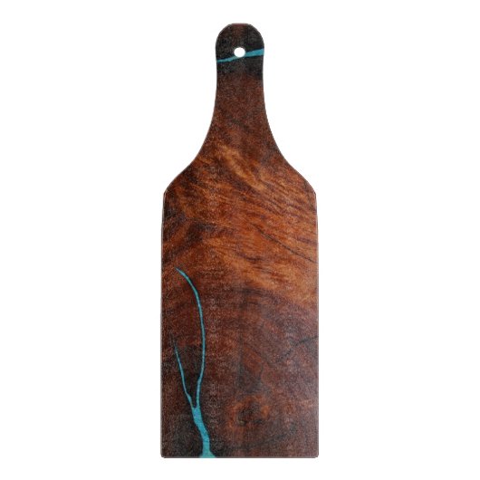 Glass Paddle Cutting Board Mesvrij Turquoise Snijplank (Voorkant)