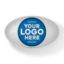  Glass Papergewicht Business Logo