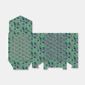 Glass Pebbles Pattern Cust. BG Favor Box Bedankdoosjes (Uitgevouwen)