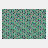 Glass Pebbles Pattern Cust. Papieren pakbladen Inpakpapier Vel (Voorkant 3)