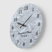 Glass Personalized Weddenschap Grote Klok (Hoek)