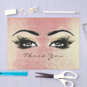 Glass Roos Gold Peach Lashes Hartelijk dank Tissuepapier (Craft)