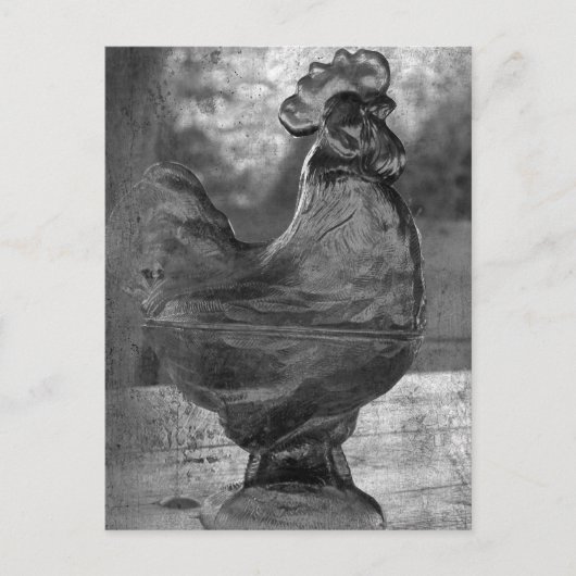 Glass Rooster Briefkaart (Voorkant)