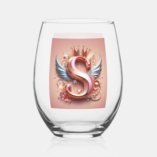 Glass S Wijnglas Zonder Voet (Achterkant)