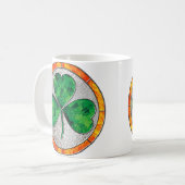 Glass Shamrock Koffiemok (Voorkant links)