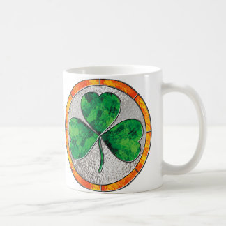 Glass Shamrock Koffiemok
