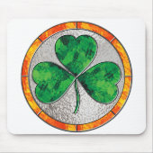 Glass Shamrock Muismat (Voorkant)