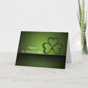 Glass Shamrock Reflection Kaart