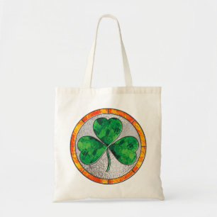 Glass Shamrock Tote Bag