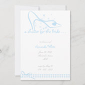 Glass Slipper Bridal Shower Kaart (Voorkant)